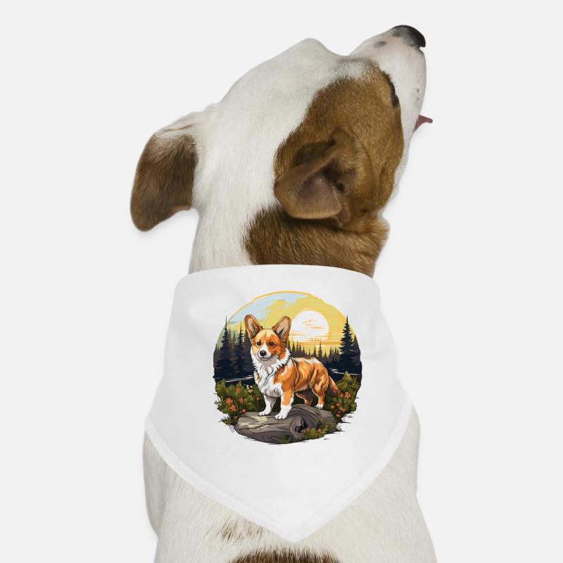 Hund Corgi Hunde-Bandana