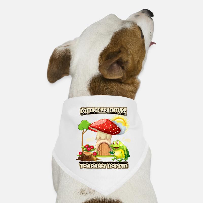 Funny Frog, Cottagecore Saying, Faecore Dog Bandana
