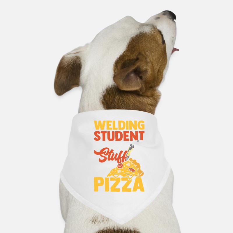 Welding Student Build For Pizza Geschenk Hunde-Bandana