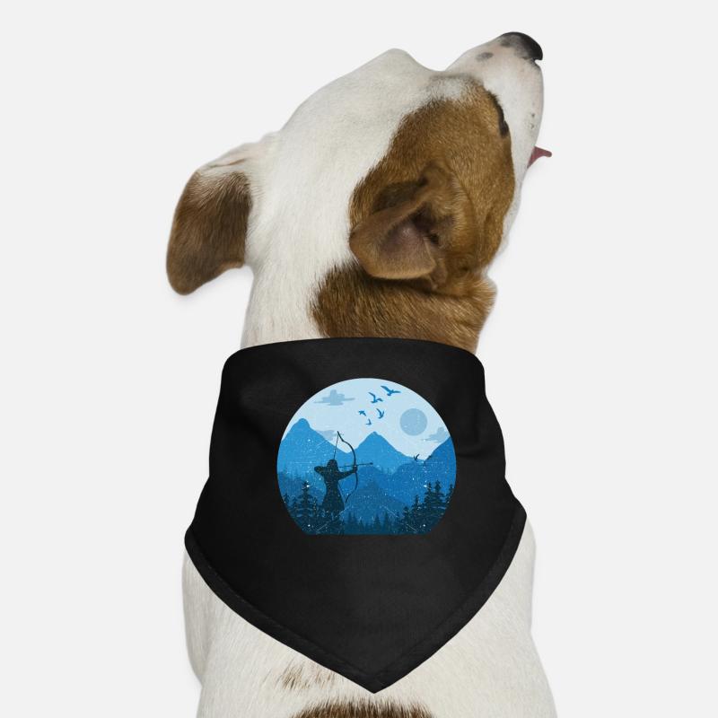 Bogenschießen Hunde-Bandana