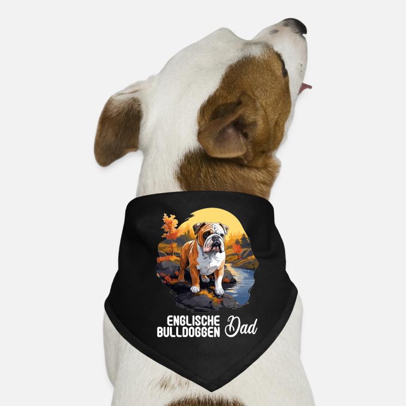 Chien Bouledogue anglais Bandana pour chien