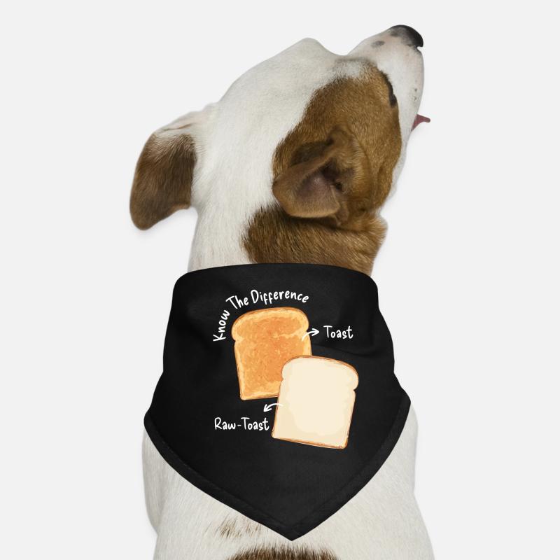 Toast Difference Bread Toast Breakfast Dog Bandana