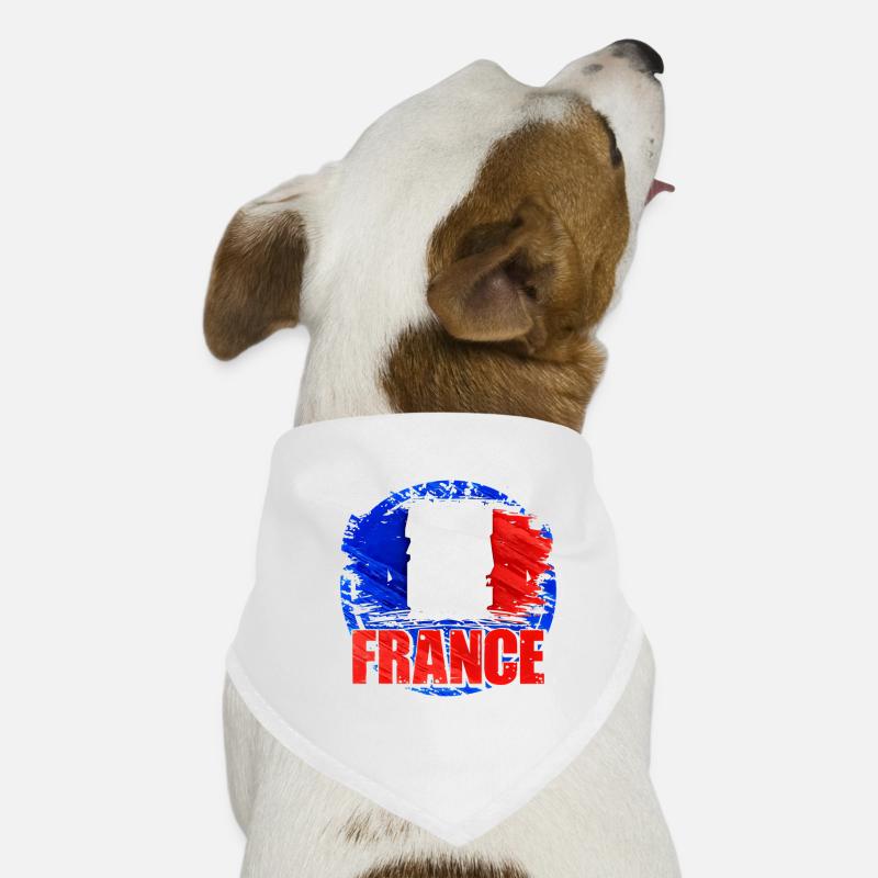 Frankreich Hunde-Bandana