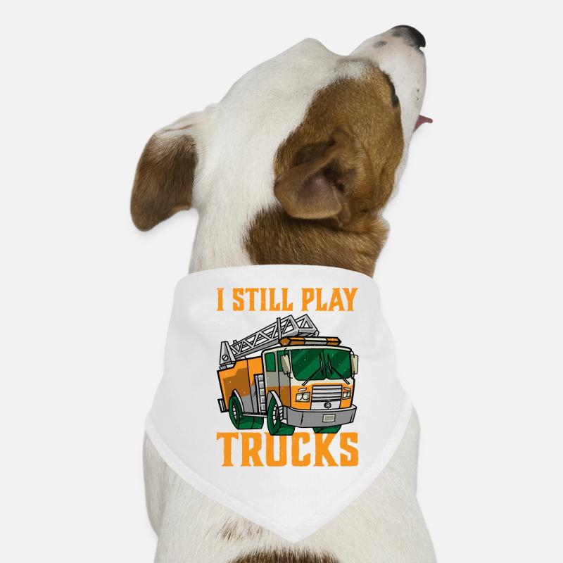 Je joue toujours avec Fire Trucks 2 Bandana pour chien