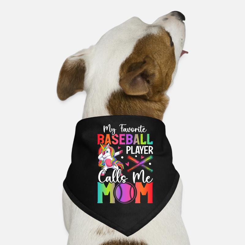 Maman de baseball Bandana pour chien