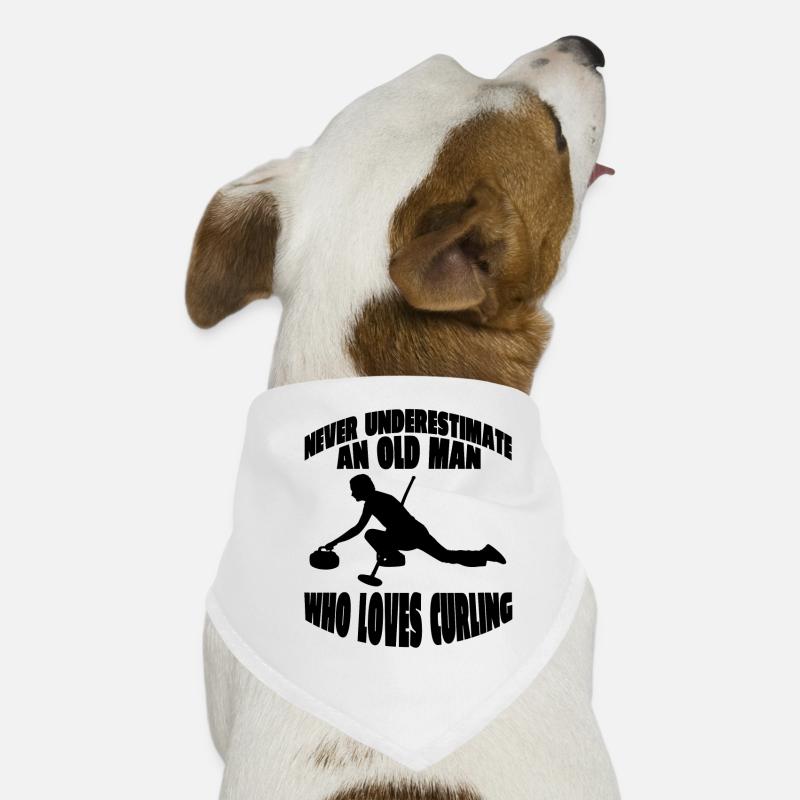 Équipe de curling Joueurs de curling Club de curling Bandana pour chien