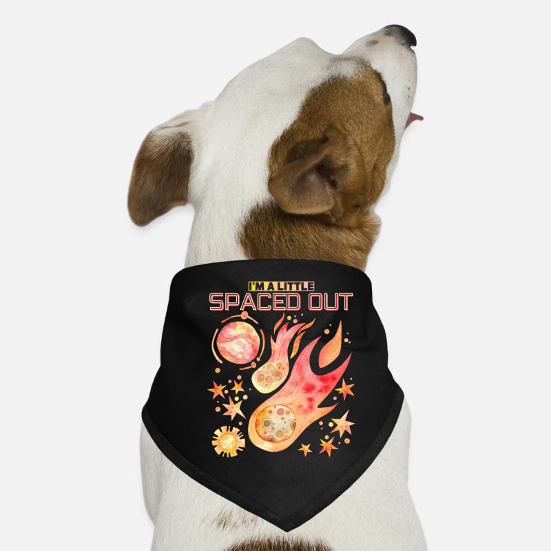 Voyage dans l’espace, dicton de l’espace, planètes drôles Bandana pour chien
