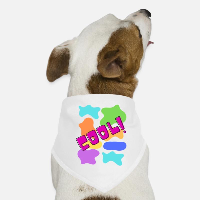 Cooler Style und 10/10 Attitüde - Hunde-Bandana - Weiß