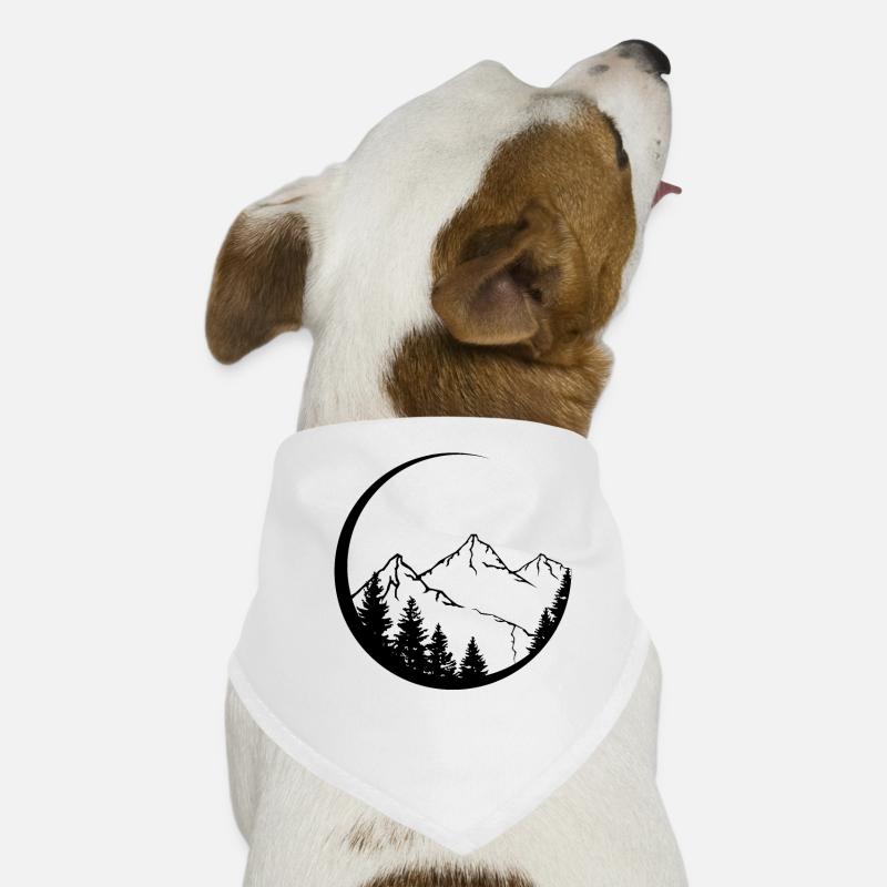 Circle - Mountain - Dog Bandana