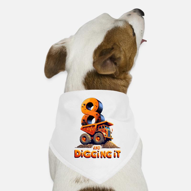 Célébrez le 8e anniversaire de Great Digger Bandana pour chien