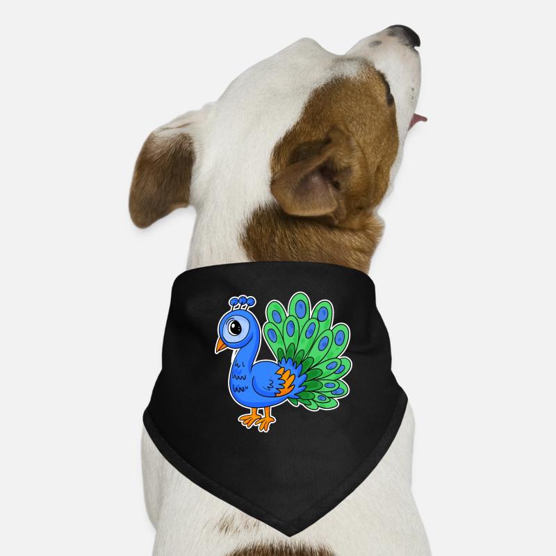 Peacock Dog Bandana