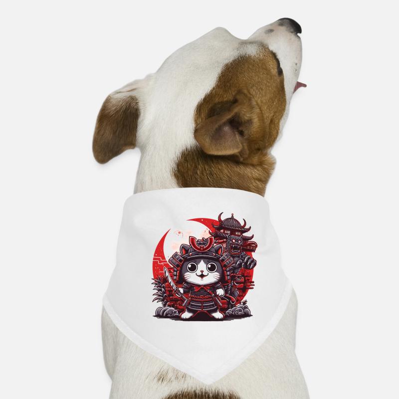 Profitez de l’image du chat samouraï et du monstre Bandana pour chien