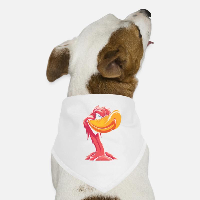 Flamingo Witzig Hunde-Bandana