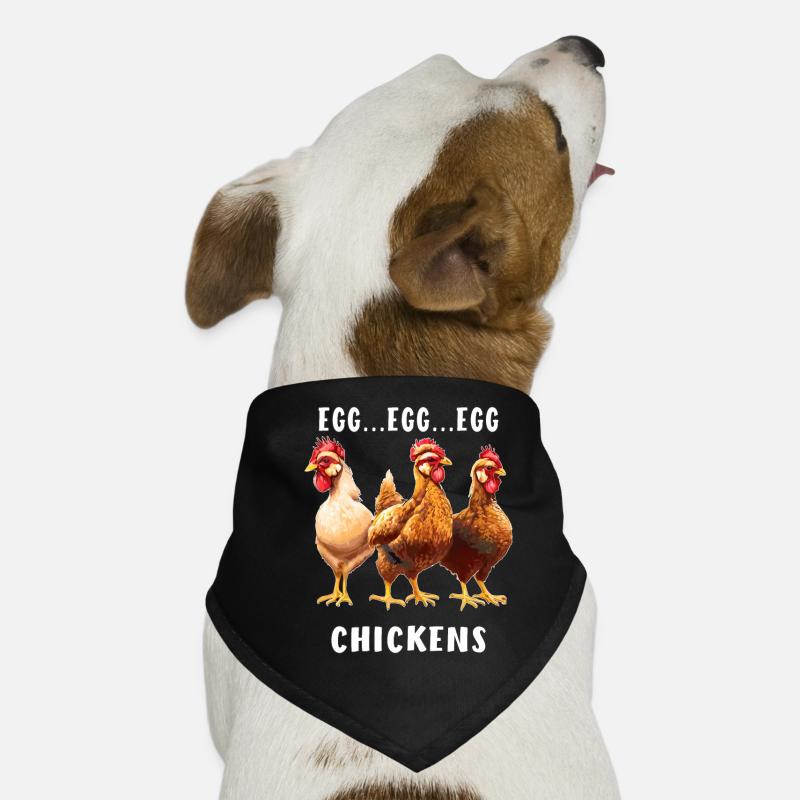 CHICKEN EGG CHICKENS Dog Bandana