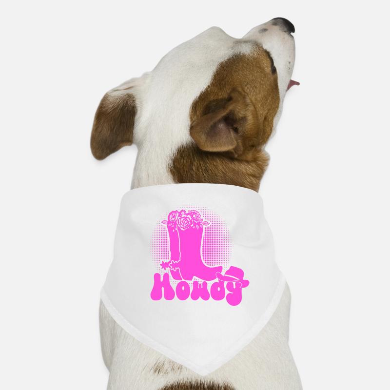 Groovy Howdy Rodeo Pays de l’Ouest Bandana pour chien