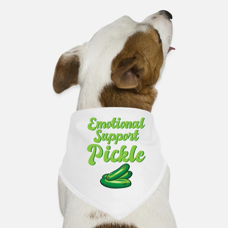Soutien émotionnel Cornichon Humanité Gentillesse Bandana pour chien