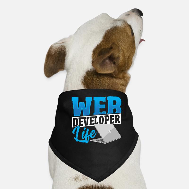 Web Developer Life Web Developer Programmer Dog Bandana