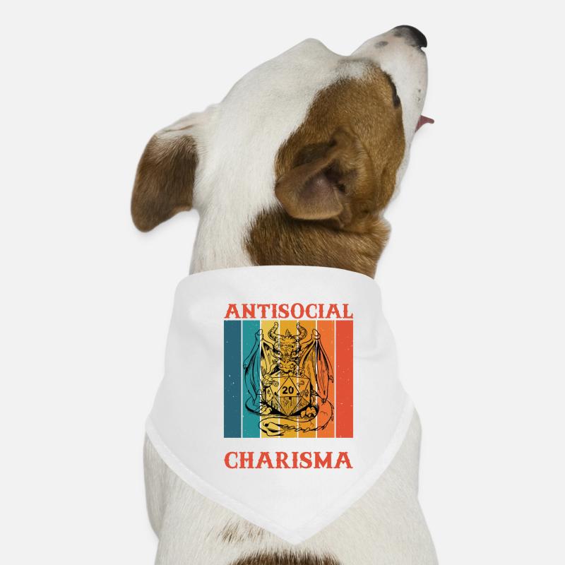 I'm Not Antisocial, I Rolled Low On Charisma 8 Dog Bandana