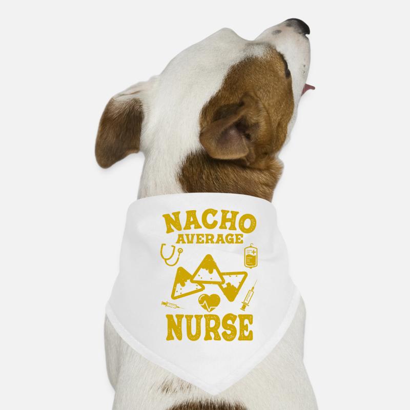 Krankenschwester Nacho Durchschnittlich Cinco de Mayo Krankenschwestern Hunde-Bandana