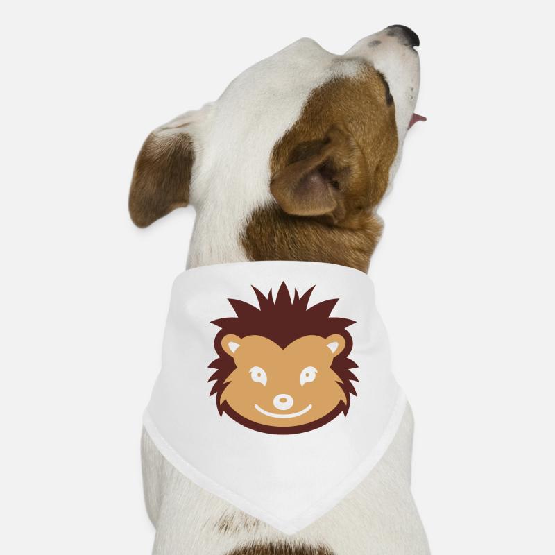 T-shirt visage de hérisson Bandana pour chien