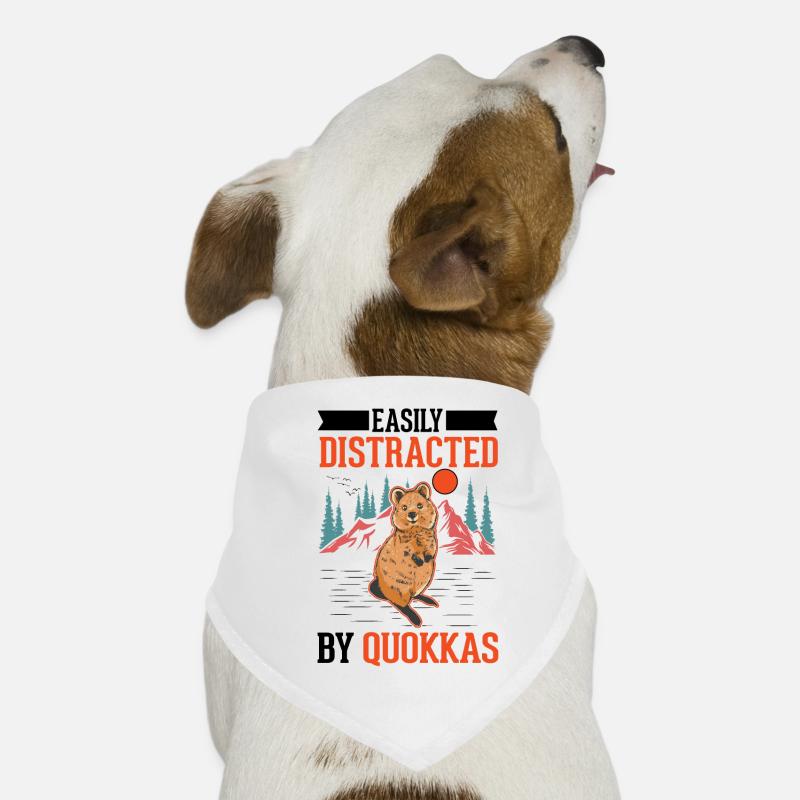 Easily distracted by Quokkas Hunde-Bandana
