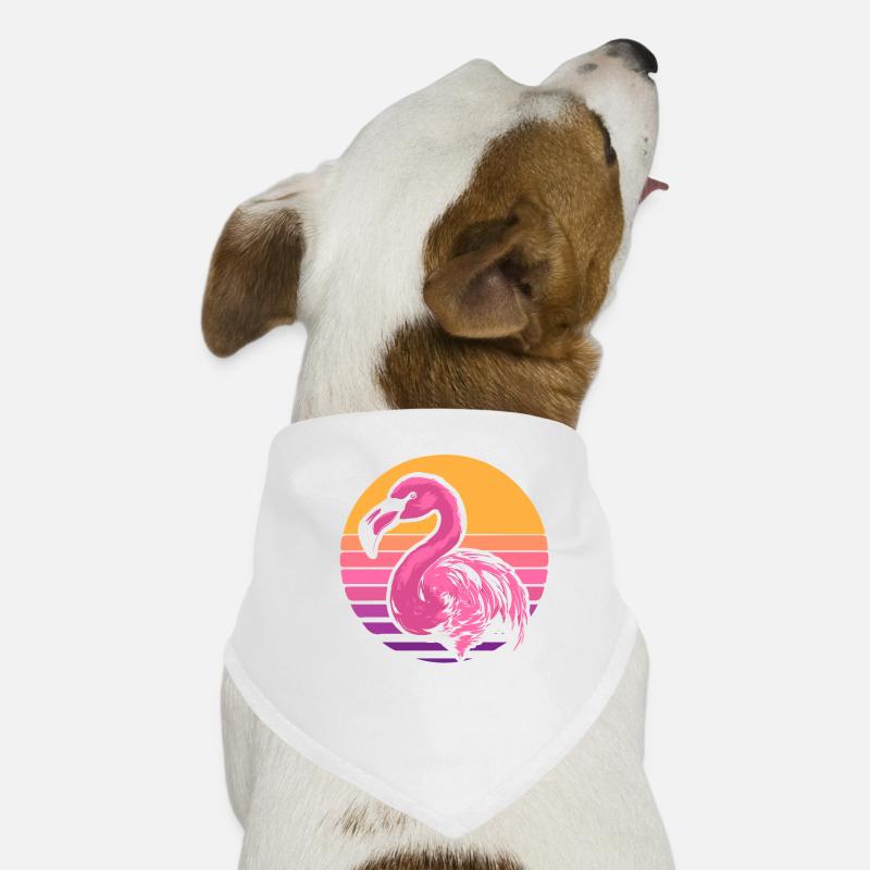 Flamingo Hunde-Bandana