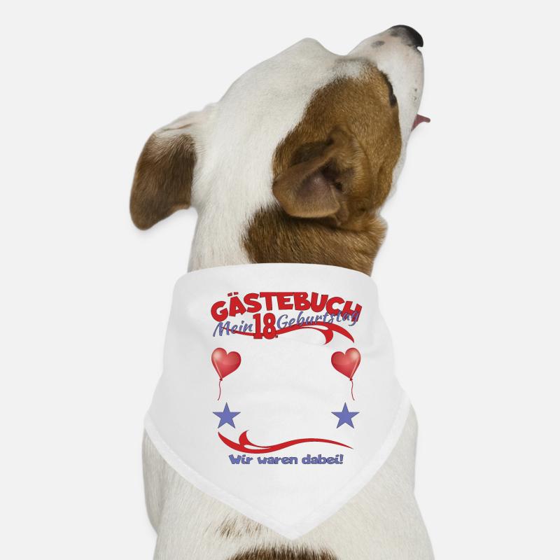 18. Geburtstag Mädchen & Junge Gästebuch Hunde-Bandana