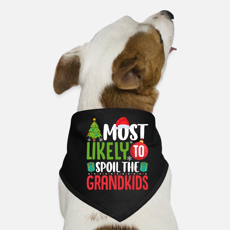 Le plus susceptible de gâter les petits-enfants drôle Bandana pour chien