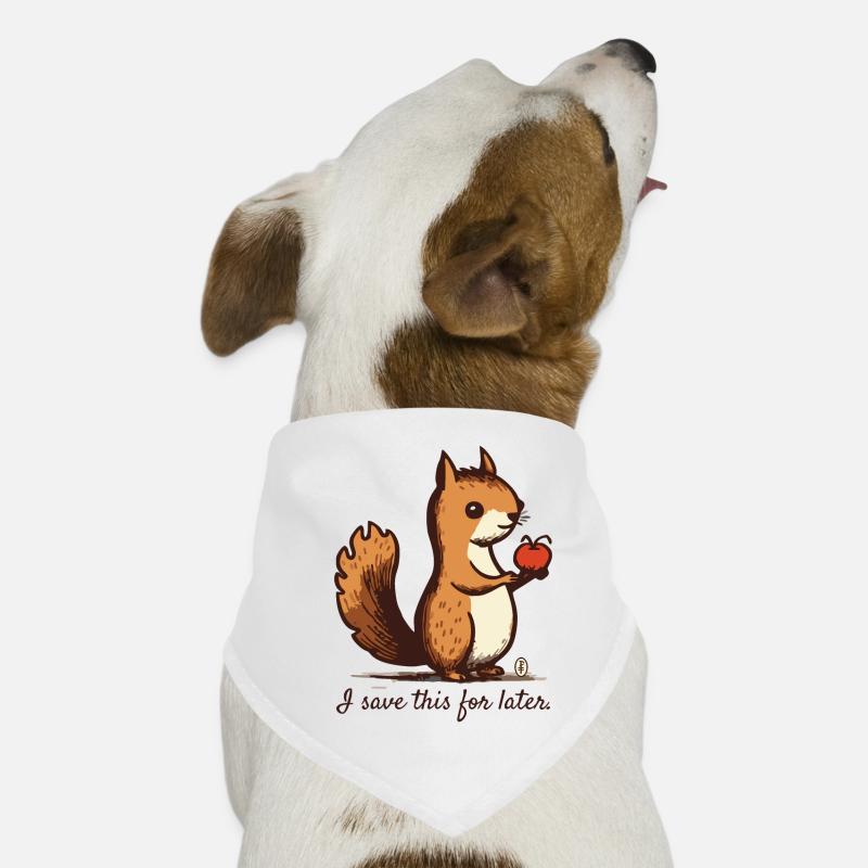 I'll save this for later: Cartoon Squirrel Dog Bandana