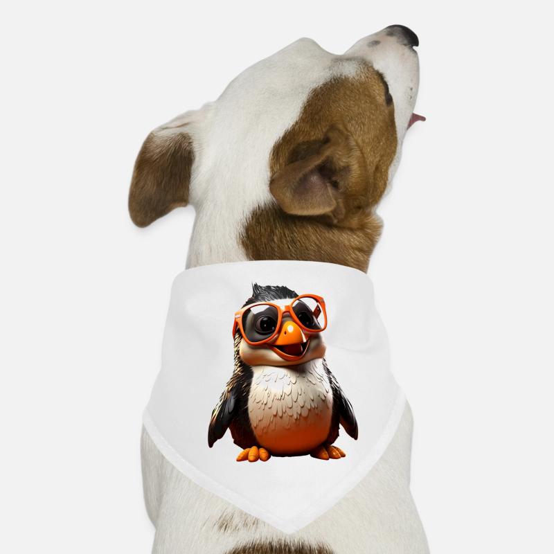 Pinguin Sonnenbrille Geschenk Ich Liebe Pinguine Hunde-Bandana