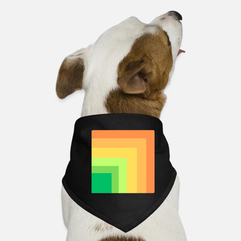 squares within a square. Dog Bandana