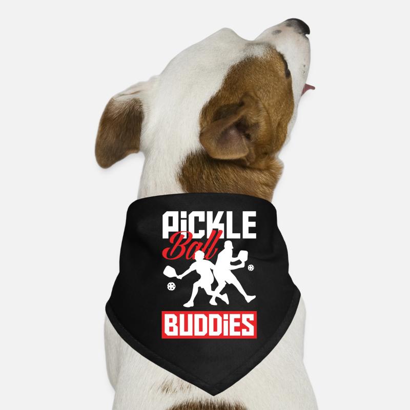 Cadeau de pickleball drôle Bandana pour chien
