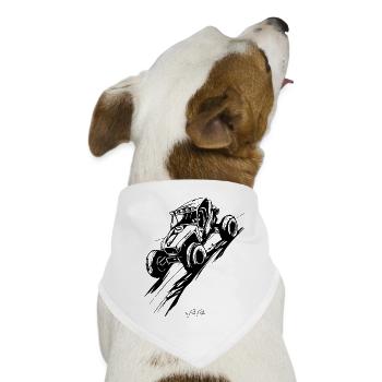 Sand Buggy Rallye - Hunde-Bandana - Weiß - Vorne