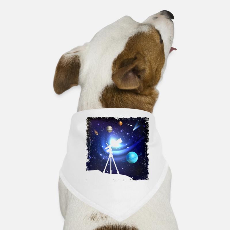 Photographie spatiale Télescope d’observation des étoiles Astronomie Bandana pour chien
