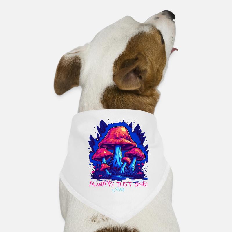 Immer nur ein Pilz Hunde-Bandana