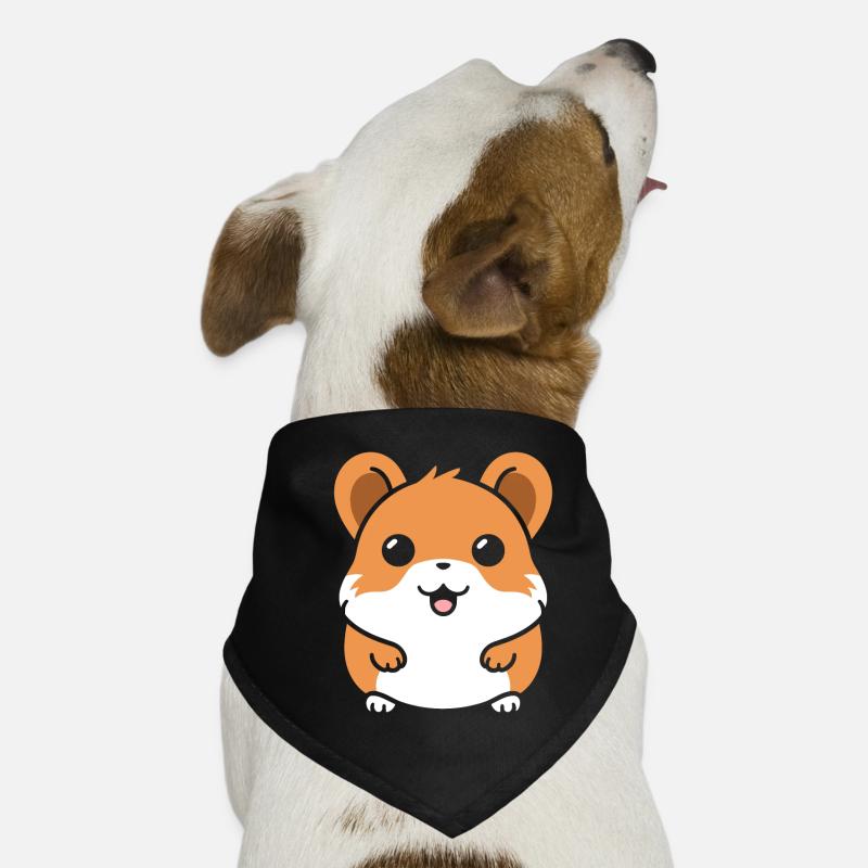 Cute Humor Little Hamster Dog Bandana