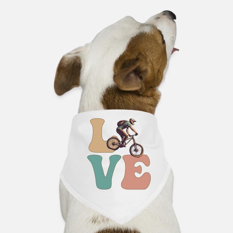 Mountain Biking MTB Biker Dog Bandana