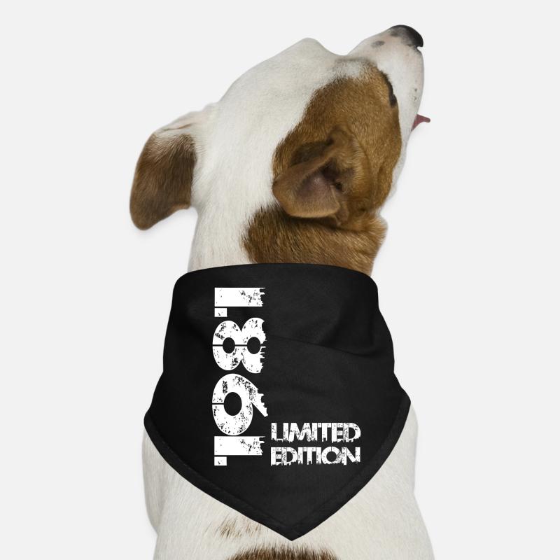 Limited Edition 1981 Hunde-Bandana