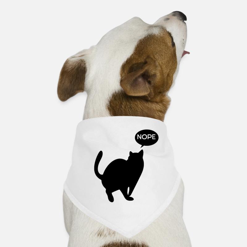 Le chat dit non Bandana pour chien