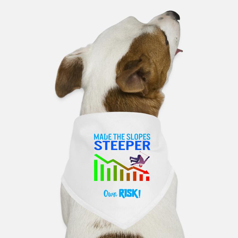 Chemise de ski, le gonflage a rendu les pentes plus raides Bandana pour chien