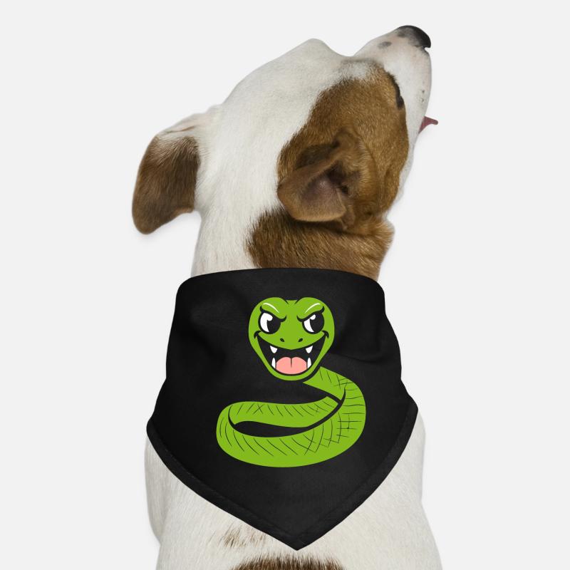 Humour petit serpent Bandana pour chien