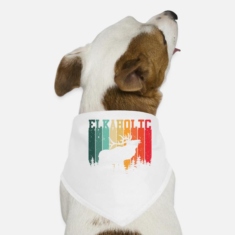 Chasse à l’élan Chasseurs Elkaholic Bandana pour chien