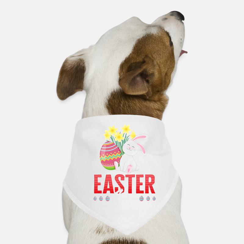 Easter Day Shirt, Easter Crew Tee, Gift For Happy Dog Bandana