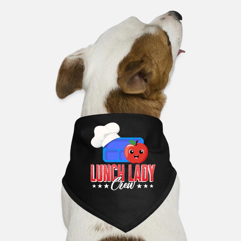Lunch Lady Hemd, Lunch Lady Crew Apple Lunch Hunde-Bandana