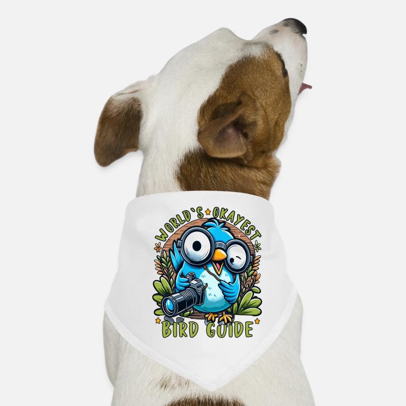 World's Best Okay Bird Guide Bird Watching Dog Bandana