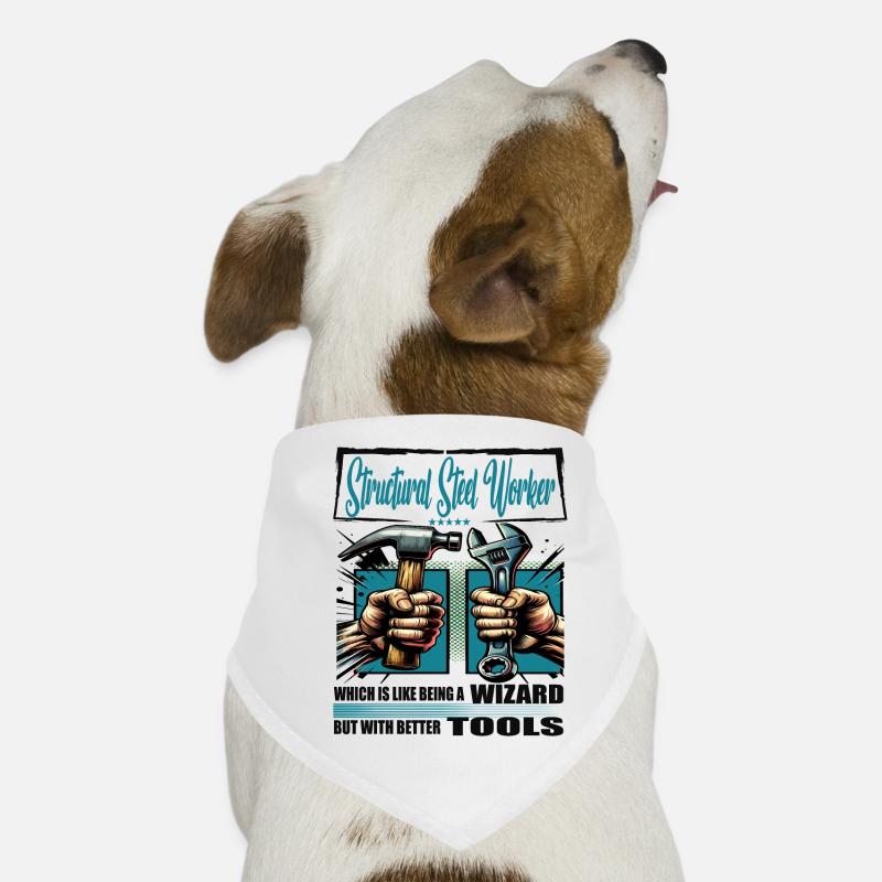 Ouvrier en acier de construction Profession Dire Ouvrier Bandana pour chien