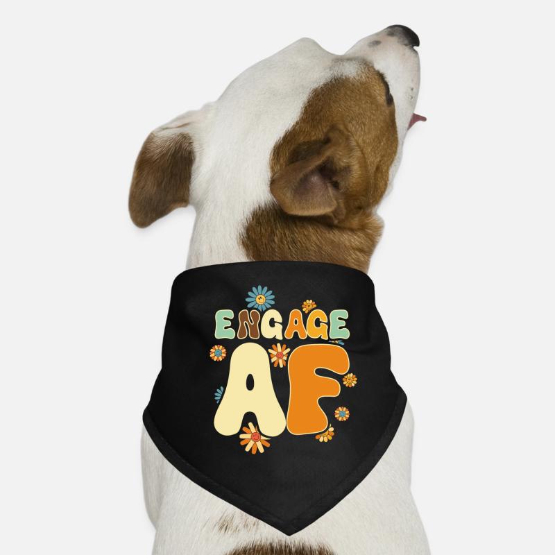 Mariée de fiançailles d'amis dévoués Bandana pour chien