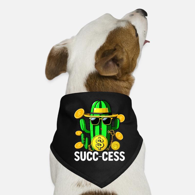 Funny Succulent Cactus Dog Bandana