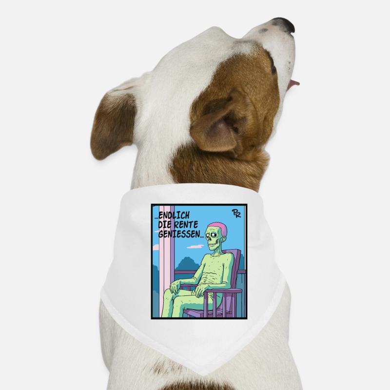 Endlich die Rente genießen: Opa Zombie Hunde-Bandana
