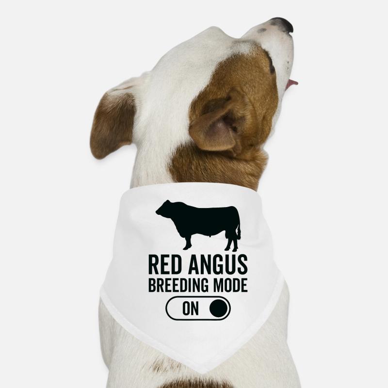Cow Breeding Mode On - Red Angus Dog Bandana